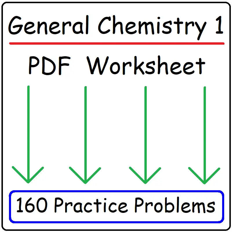 General Chemistry 1 Review Worksheet